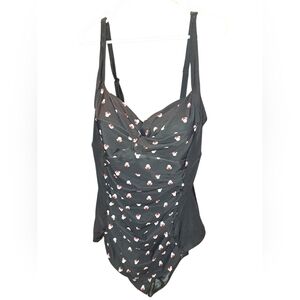 Torrid 3 Plus Disney Minnie Mouse One Piece Underwire Push Up Swimsuit